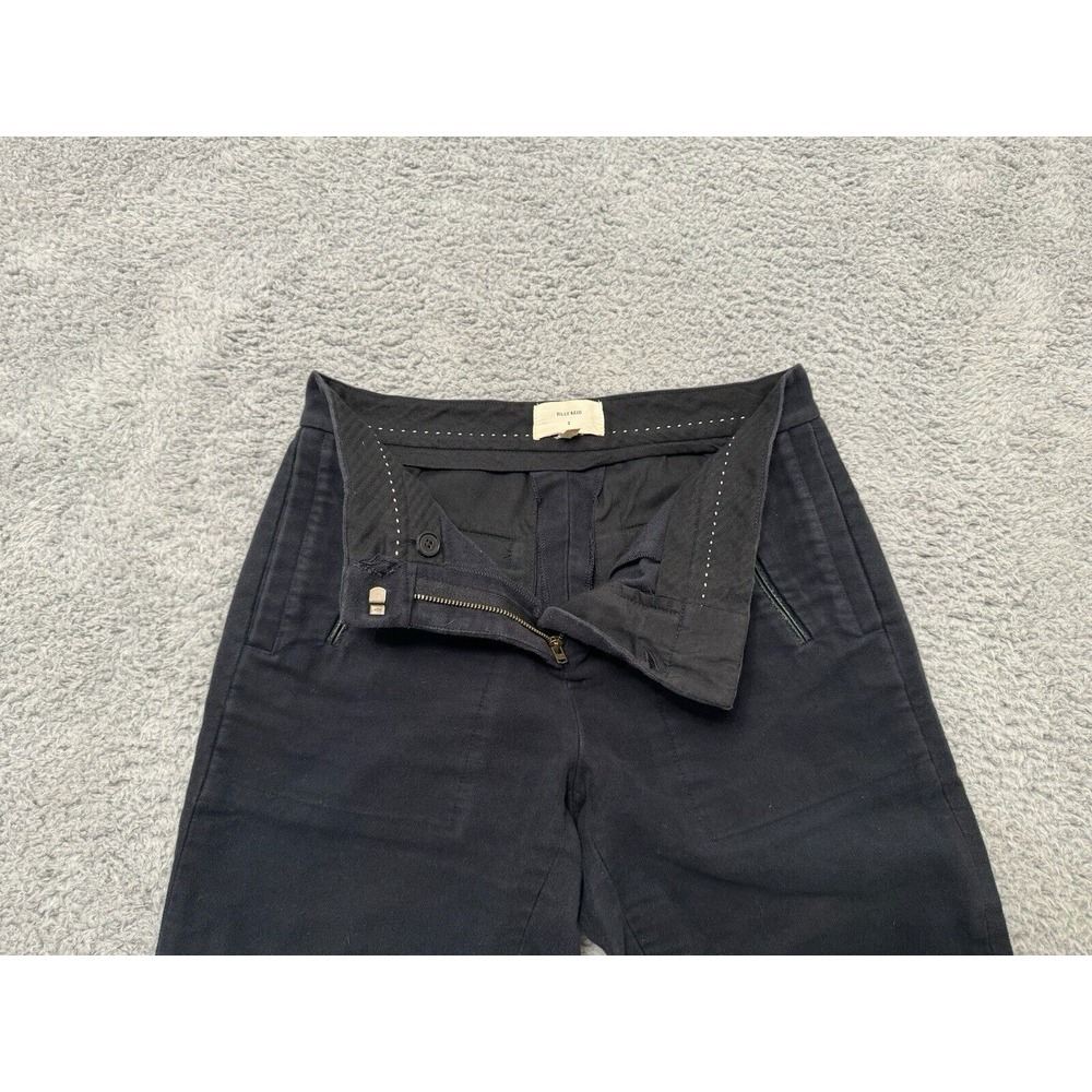 Billy‎ Reid Women Trouser Pants Size 2 Made In Italy Cotton - Picture 3 of 7
